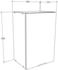 Mid.you Küchenoberschrank, Weiß, Honigeiche 1 Fächer, 40x60x31 cm, hängend (657041127)