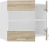 Mid.you Küchenoberschrank, Weiß, Sonoma Eiche 1 Fächer, 80x60x31 cm, hängend (657027847)