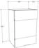 Mid.you Küchenoberschrank, Anthrazit, Weiß 1 Fächer, 40x60x31 cm, hängend (657041123)