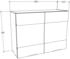 Mid.you Küchenoberschrank, Weiß 1 Fächer, 80x60x31 cm, hängend (657041134)