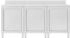 vidaXL Arbeitsschrank 180x60x96 cm Edelstahl
