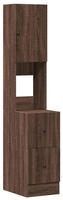 vidaXL K&uuml;chenschrank Braun Eichen-Optik 35x50x180 cm Holzwerkstoff