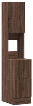 vidaXL K&uuml;chenschrank Braun Eichen-Optik 35x50x180 cm