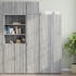 vidaXL Wandschrank Grau Sonoma 40x42,5x40 cm