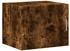vidaXL Wandschrank Räuchereiche 50x42,5x40 cm