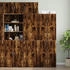 vidaXL Wandschrank Räuchereiche 50x42,5x40 cm
