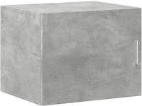 vidaXL Wandschrank Betongrau 50x42,5x40 cm Holzwerkstoff