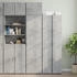 vidaXL Wandschrank Betongrau 50x42,5x40 cm