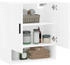 vidaXL Wandschrank Weiß 60x31x70 cm