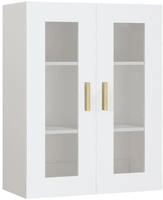 vidaXL H&auml;ngeschrank Wei&szlig; 69,5x34x90 cm