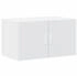 vidaXL Wandschrank Weiß 70x42,5x40 cm