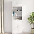 vidaXL Wandschrank Weiß 70x42,5x40 cm