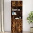 vidaXL Wandschrank Räuchereiche 80x42,5x40 cm