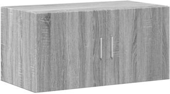vidaXL Wandschrank Grau Sonoma 80x42,5x40 cm