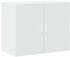 vidaXL Wandschrank Weiß 80x42,5x64 cm