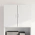 vidaXL Wandschrank Weiß 80x42,5x64 cm