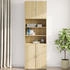 vidaXL Wandschrank Sonoma-Eiche 80x42,5x64 cm