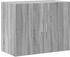vidaXL Wandschrank Grau Sonoma 80x42,5x64 cm