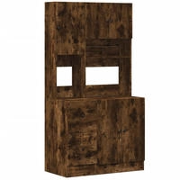vidaXL K&uuml;chenschrank R&auml;uchereiche 95x50x180 cm Holzwerkstoff