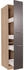 Respekta Apothekerschrank Merle, Grau, Eiche, Metall, einzeln stellbar, 30x200x60 cm, individuell planbar