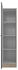 Flex-Well Geschirrschrank Schwarz Eiche 3 Fächer 50x200x57 cm