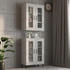 vidaXL Hängeschrank Betongrau 69,5x34x90 cm (812289)