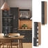 VICCO Apothekerschrank, Anthrazit, Eiche Wotan 30x206.8x57.2 cm (800000645343)