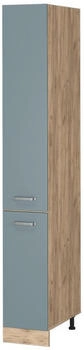 VICCO Apothekerschrank, Blaugrau, Eiche Wotan 30x206.8x57.2 cm (800000633492)