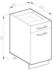 VICCO Apothekerschrank, Creme, Weiß 30x81.6x60 cm (800000829951)