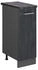 VICCO Apothekerschrank, Schwarz, Anthrazit 30x81.6x60 cm (800000662464)