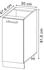 VICCO Apothekerschrank, Schwarz, Anthrazit 30x81.6x60 cm (800000662464)