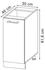 VICCO Apothekerschrank, Schwarz, Weiß 30x81.6x60 cm (800000634972)