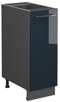 VICCO Apothekerunterschrank, Dunkelblau, Anthrazit 30x82x51.6 cm (800000829685)