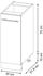 VICCO Apothekerunterschrank, Dunkelblau, Weiß 30x82x51.6 cm (800000873021)