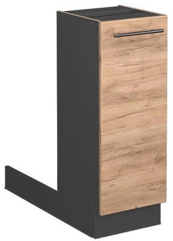 VICCO Kücheninsel, Eiche Wotan, Anthrazit Quadratisch, 30x82x70 cm (800000633424)