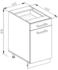 VICCO Küchenunterschrank, Eiche Wotan, Anthrazit 40x81.6x46 cm (800000634378)
