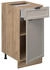 VICCO Küchenunterschrank, Greige, Eiche Wotan 40x82x51.6 cm (800000829691)