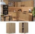 VICCO Hängeschrank, Eiche Artisan, Eiche Wotan 45x60x31 cm (800000873013)