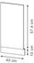 VICCO Frontblende, Dunkelblau, Anthrazit 45x67.4x1.6 cm (800000873034)