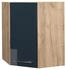 VICCO Küchenschränke, Dunkelblau, Eiche Wotan L-Form, 57x72x34.1 cm (800000829703)