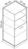 VICCO Herdumbauschrank, Blaugrau, Eiche Wotan 60x143x57 cm (800000647654)