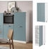 VICCO Hochschrank, Blaugrau, Weiß 60x143x57 cm (800000647648)