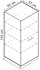 VICCO Hochschrank, Bordeaux, Anthrazit 60x143x57 cm (800000645550)