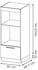 VICCO Mikrowellenschrank, Greige, Anthrazit 60x153.6x58.1 cm (800000829790)