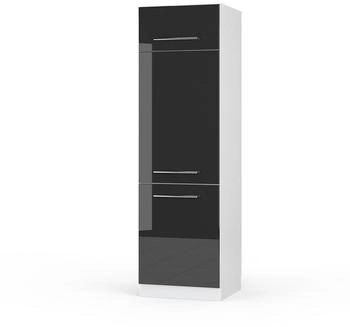 VICCO K&uuml;chenschrank, Anthrazit, Wei&szlig; 60x206.8x58.1 cm (800000645315)