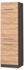 VICCO Küchenschrank, Eiche Wotan, Anthrazit 60x206.8x58.1 cm (800000634988)