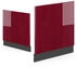 VICCO Frontblende, Rot, Anthrazit 60x57.2x1.6 cm (800000750700)