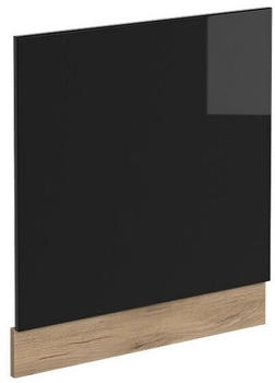 VICCO Frontblende, Schwarz Hochglanz, Eiche Wotan 60x57.2x1.6 cm (800000656872)