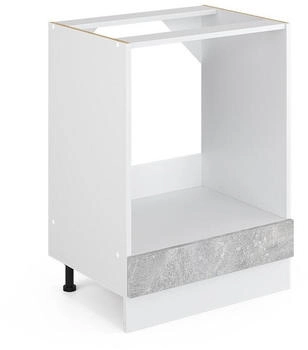 VICCO Herdumbauschrank, Hellgrau, Wei&szlig; 60x81.6x46 cm (800000633738)