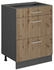 VICCO Küchenunterschrank, Eiche Artisan, Anthrazit 60x81.6x46 cm (800000829849)